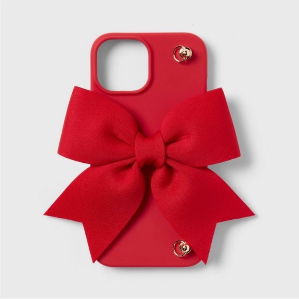 Red Bow IPhone Pro Max 15 Phone Cover